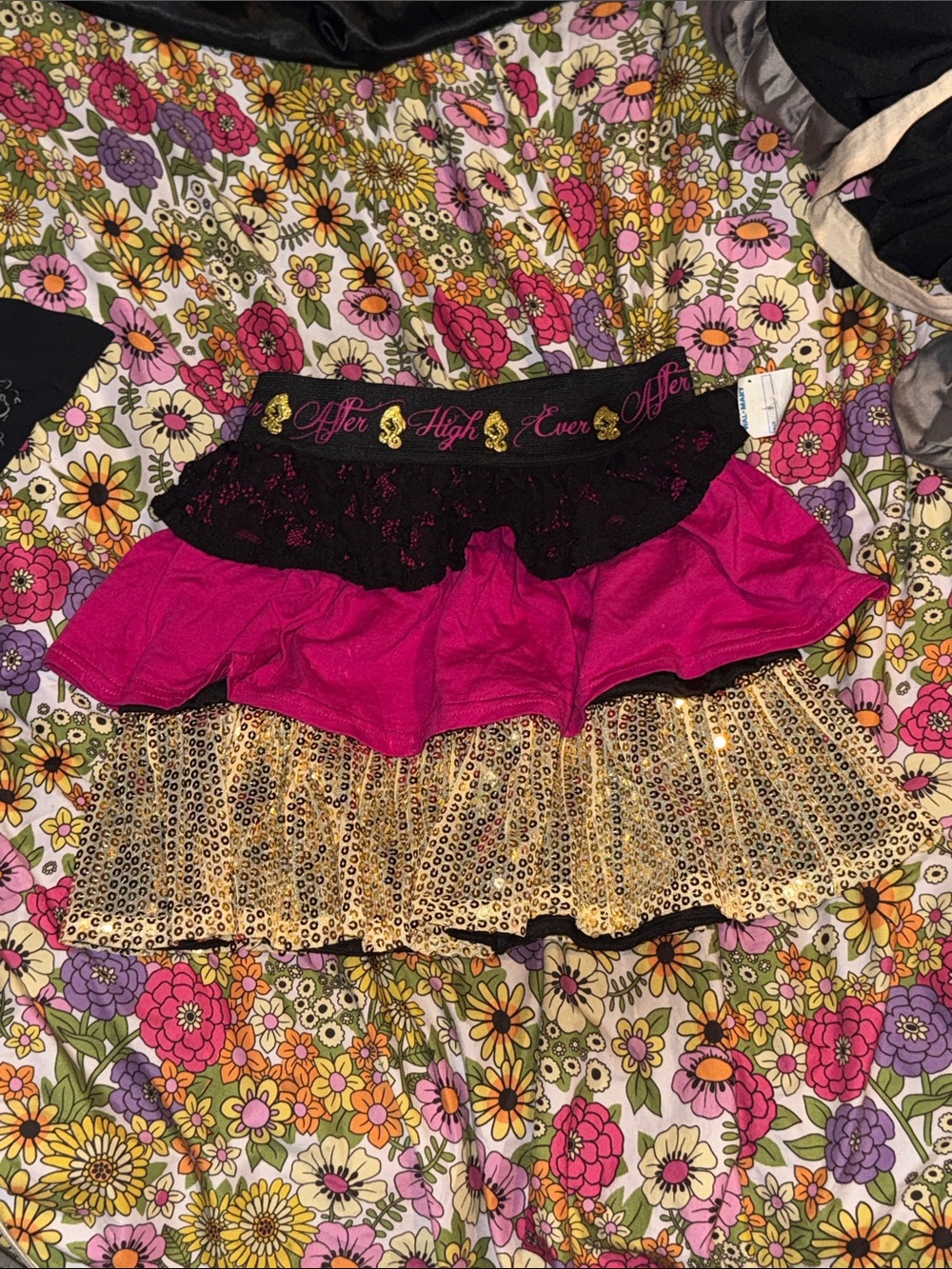 Ever After High Brand Layered Skirt!!  (NWT)